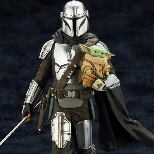 スター・ウォーズ ARTFX+ マンダロリアン&グローグー with ベスカースタッフ《22年8月預定》 4934054039555