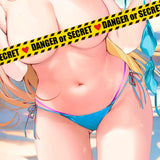 【18+】pon描き下ろし 真夏の浜辺で最高アクシデント!? B2タペストリー(掛布)※不設寄送《23年10月預定》 4580605990334