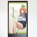 【再販】五等分の花嫁 のれん 中野四葉/私服(門簾/暖簾)※不設寄送《22年10月預定》 4580656094845