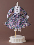 Harmonia humming スペシャルアウトフィットシリーズ(フラワープリントワンピースブルー) Designed by SILVER BUTTERFLY(此商品只包含衣服部份)※不設寄送《22年11月預定》 4580590162556