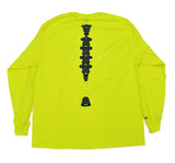 サイバーパンク エッジランナーズ ロングTシャツ DavidのBackbone Cyberware イエロー※請選擇尺碼 ※不設寄送《23年12月預定》 4580590165359