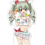 ガールズ&パンツァー 戦車道大作戦! 特大アクリルスタンド アンチョビ/水着2022(亞加力立牌)※不設寄送《23年9月預定》 4582651481101