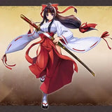 クイーンズブレイドUNLIMITED ラバーマット 武者巫女 トモエ(橡膠枱墊)※不設寄送《23年10月預定》 4582651494293