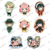 SPY×FAMILY クリアクリップバッジ(襟章)(原盒8個入)※不設寄送《22年8月預定》 4935228517640