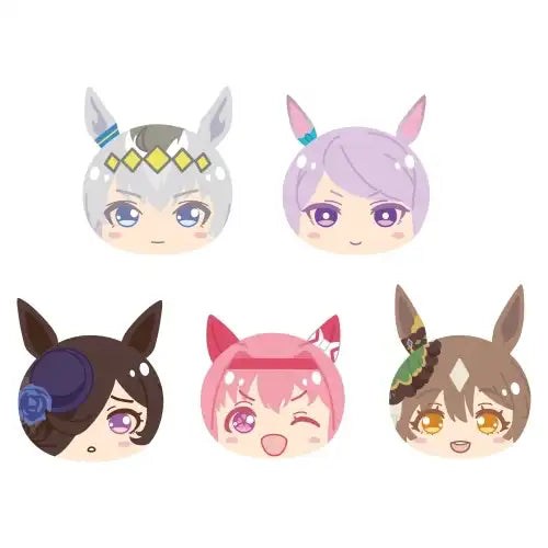 ウマ娘 プリティーダービー おまんじゅうにぎにぎマスコット 2(原盒5個入)※不設寄送《22年7月預定》 4970381643843