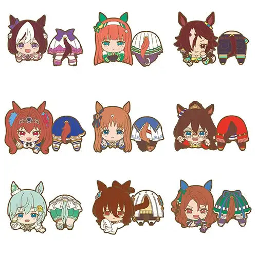 ウマ娘 プリティーダービー のっかりラバークリップ A(原盒9個入)※不設寄送《22年9月預定》 4970381647933