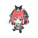 五等分の花嫁∬×サンリオキャラクターズ ぺたん娘トレーディングラバーストラップ(橡膠吊飾)(原盒5個入)※不設寄送《22年9月預定》 4549502101069