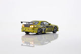 Nissan R34 Skyline GT-R (R34) MOONEYES Chrome Yellow with LED ※不包括MOTN LED底座 ※不設寄送《26年9月預定》 行版 全數$195 / ※不設寄送 / 26年8月17日