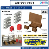 【再販】1/64-1/80スケール ペーパーキット 工場インテリアセット※不設寄送《23年9月預定》 4582362384524