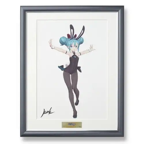 プリモアート『初音ミク』BiCute Bunnies 黑星紅白 ver.(複製原画)※不設寄送《23年6月預定》 amu-fnx836