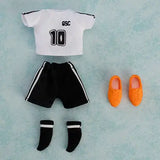 ねんどろいどどーる おようふくセット サッカーユニフォーム(ホワイト)(此商品不包含黏土人本體)※不設寄送《23年10月預定》 4580590174610