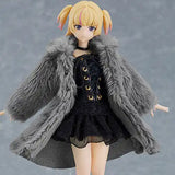 【限定販売】figma 女性body(ユウキ) with 黒コルセットワンピ＋ファーコートコーデ《23年6月預定》 max_jp_00481