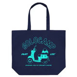 ゆるキャン△ 志摩リンのスクーター ラージトート ネイビー※不設寄送《21年8月預定》 4549970211086