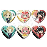 【再販】SPY×FAMILY トレーディングハート缶バッジ(原盒6個入)※不設寄送《22年7月預定》 4549502094200