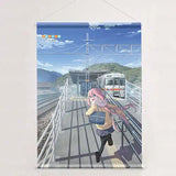 【再販】ゆるキャン△ B2タペストリー なでしこ(掛布)※不設寄送《22年11月預定》 4580341070864-1