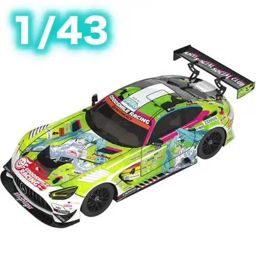 初音ミクGTプロジェクト 1/43 グッドスマイル 初音ミク AMG 2022開幕戦Ver.《23年1月預定》 4560392846861