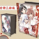 ブック型合皮製デッキケースW 甘神さんちの縁結び 甘神三姉妹(卡盒)※不設寄送《22年12月預定》 4510417567332