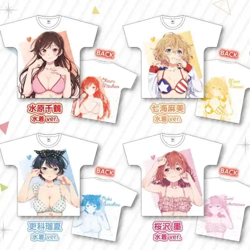 彼女、お借りします フルグラフィックTシャツ 各種※請選擇款式及尺碼 ※不設寄送《21年9月預定》 4589691190727