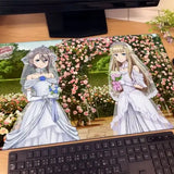 プリンセス・プリンシパル Crown Handler 描き下ろしラバーマット アンジェ&プリンセス/ウエディング(橡膠枱墊)※不設寄送《22年11月預定》 4573544885496