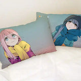 【再販】ゆるキャン△ まくらカバー なでしこ&リン(枕頭套)※不設寄送《22年11月預定》 4580341070895