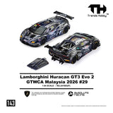 Lamborghini Huracan GT3 EVO2 GTWCA Malaysia 2026 #29 Black-Blue Livery ※不設寄送《26年9月預定》 行版 全數$135 / ※不設寄送 / 26年6月22日