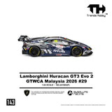 Lamborghini Huracan GT3 EVO2 GTWCA Malaysia 2026 #29 Black-Blue Livery ※不設寄送《26年9月預定》 行版 全數$135 / ※不設寄送 / 26年6月22日