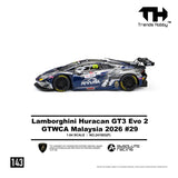 Lamborghini Huracan GT3 EVO2 GTWCA Malaysia 2026 #29 Black-Blue Livery ※不設寄送《26年9月預定》 行版 全數$135 / ※不設寄送 / 26年6月22日