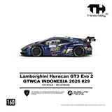 Lamborghini Huracan GT3 EVO2 GTWCA Indonesia 2026 ※不設寄送《26年12月預定》 行版 全數$135 / ※不設寄送 / 26年8月31日