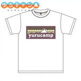 ゆるキャン△ ふじさんロゴ Tシャツ 綾乃※請選擇尺碼 ※不設寄送《22年11月預定》 4580278509659