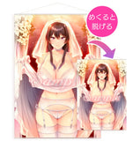 【再販/18+】mdfあん先生描き下ろし ダキカノアフター 深見ありさ A1サイズ2重タペストリー(掛布)※不設寄送《24年6月預定》 4517451016758