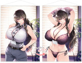 【再販/18+】mdfあん先生描き下ろし ダキカノ 西住さえこ A1サイズ2重タペストリー(掛布)※不設寄送《25年2月預定》 4517451017762