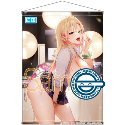 【18+】にほん女子校生ずかん にゃこたろう先生描き下ろし ギャルはホントに優しい? 濃厚接触JK咲姫さん 柚留木咲姫 B2タペストリー(掛布)※不設寄送《25年12月預定》 日版 全數$398 / ※不設寄送 / 25年11月17日