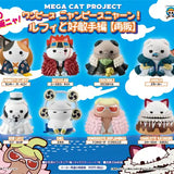【再販】MEGA CAT PROJECT ワンピース ニャンピースニャーン! ルフィと好敵手編(原盒8個入)※不設寄送《24年5月預定》 4535123838811