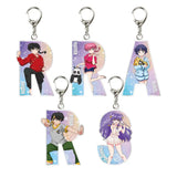 らんま1/2 トレーディングイニシャルキーホルダー(鎖匙扣)(全套5個入)※不設寄送《25年6月預定》 4535388150857