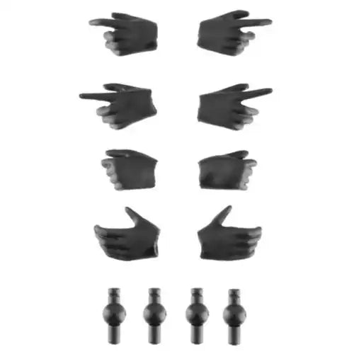 LittleArmory LA-OP22 メガミデバイス用銃の持ち手(ブラック)(此商品只包含手型部份)※不設寄送《25年9月預定》 4543736334811