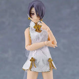 figma Styles figma 女性body(ミカ) with ミニスカートチャイナワンピコーデ(ホワイト)《24年6月預定》 4545784069134