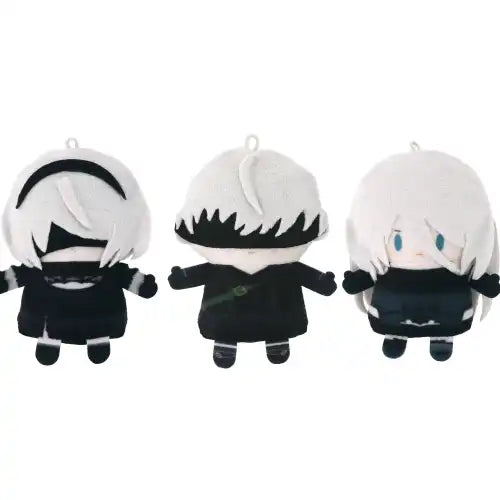 NieR:Automata Ver1.1a フィンガーマスコット・PUPPELA(パペラ)セット(ぬいぐるみ) 2B・9S・A2(全套3個入)※不設寄送《24年5月預定》 4549743929651