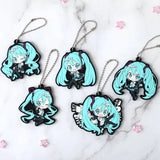 初音ミクシリーズ ラバーキーホルダーコレクション 初音ミク16thBD(全套5個入)※不設寄送《23年12月預定》 4549743938189