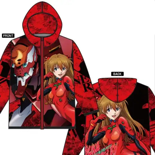EVANGELION 式波・アスカ・ラングレー フルグラフィックドライパーカー※請選擇尺碼 ※不設寄送《21年9月預定》 4549970211710