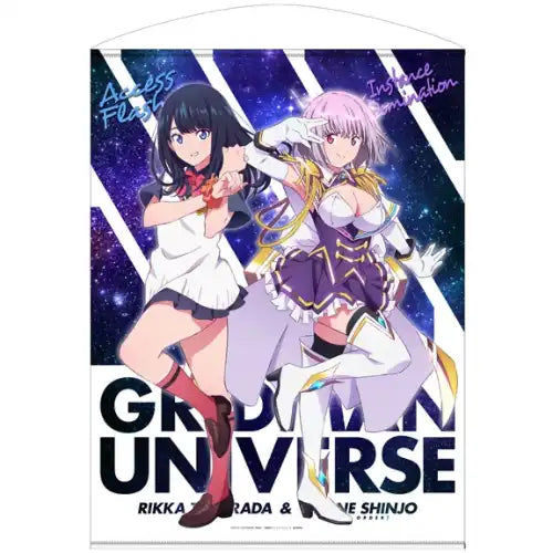 グリッドマン ユニバース 描き下ろし 新条アカネ(ニューオーダー)&宝多六花 タペストリー(掛布)※請選擇尺碼 ※不設寄送《24年1月預定》 4549970345712