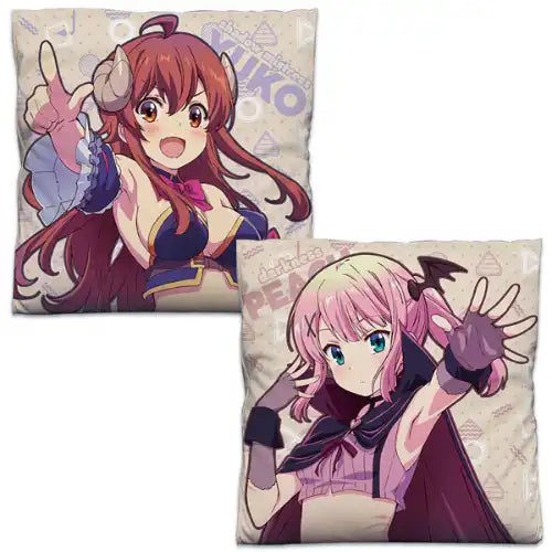 まちカドまぞく 2丁目 シャドウミストレス優子&ダークネスピーチ 両面プリントクッションカバー(咕𠱸套)※不設寄送《24年2月預定》 4549970349116