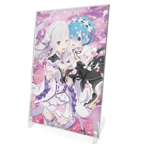 Re:ゼロから始める異世界生活 エミリア&レム アクリルアートスタンド(亞加力立牌)※不設寄送《24年3月預定》 4549970352192