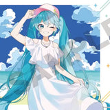 初音ミク ラバーマット 白ワンピース(橡膠枱墊)※不設寄送《23年11月預定》 4550451187387