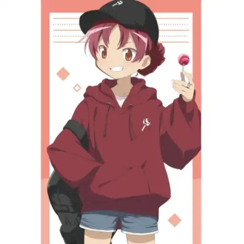 魔法少女まどか☆マギカ ビッグタペストリー 佐倉杏子 パーカー(掛布)※不設寄送《24年4月預定》 4550621002366