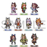 ウマ娘 プリティーダービー ミニアクリルスタンドコレクション 熱血ハチャメチャ大感謝祭!(亞加力立牌)(全套10個入)※不設寄送《24年9月預定》 4550621020056