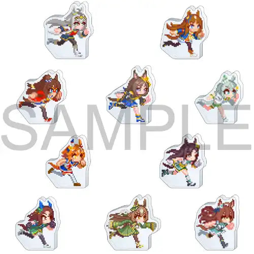 ウマ娘 プリティーダービー ころっとアクリルフィギュアコレクション 熱血ハチャメチャ大感謝祭! Vol.1(亞加力立牌)(全套10個入)※不設寄送《24年11月預定》 4550621199394