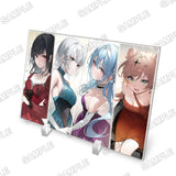 探偵はもう、死んでいる。 A5アクリルプレート シエスタ&夏凪&ミア&リローデッド(亞加力立牌)※不設寄送《25年7月預定》 4550687012958