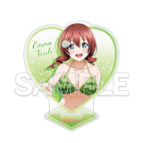 ラブライブ!虹ヶ咲学園スクールアイドル同好会 ハート型ラメ入りアクリルスタンド エマ・ヴェルデ(亞加力立牌)※不設寄送《25年12月預定》 日版 全數$158 / ※不設寄送 / 25年9月15日