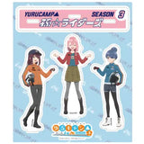 ゆるキャン△ SEASON3 孫ライダーズ アクリルスタンドセット(亞加力立牌)※不設寄送《24年7月預定》 4562206518377