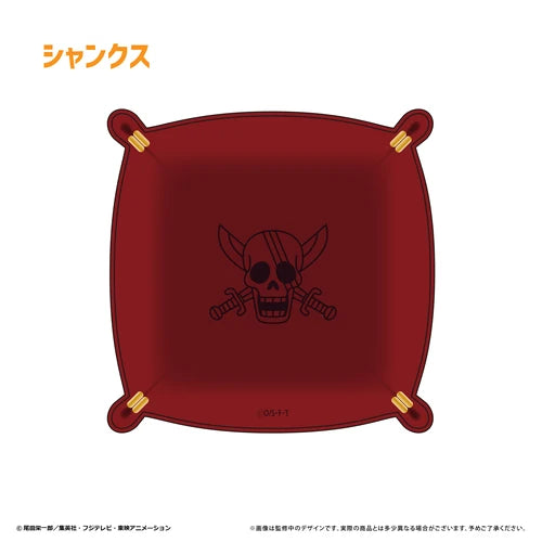 ONE PIECE レザースクエアトレー Vol.2 シャンクス(小物收納托盤)※不設寄送《26年3月預定》 日版 全數$128 / ※不設寄送 / 25年8月15日